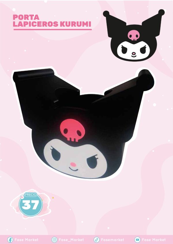porta lapicero kuromi