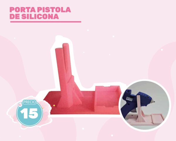 Porta pistola de silicona